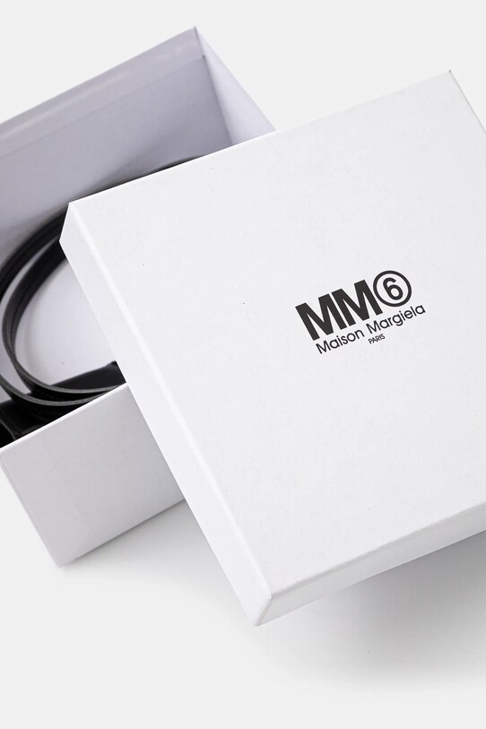 Doplňky Kožená klíčenka MM6 Maison Margiela SA6UA0003.P7183 černá