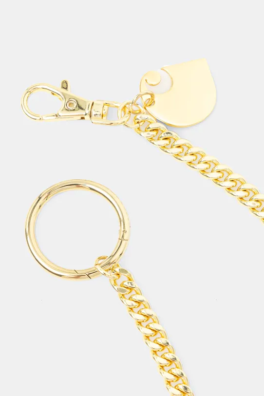 Брелок Carhartt WIP Cuban Link Keychain I034580.3KXX золотой SS25