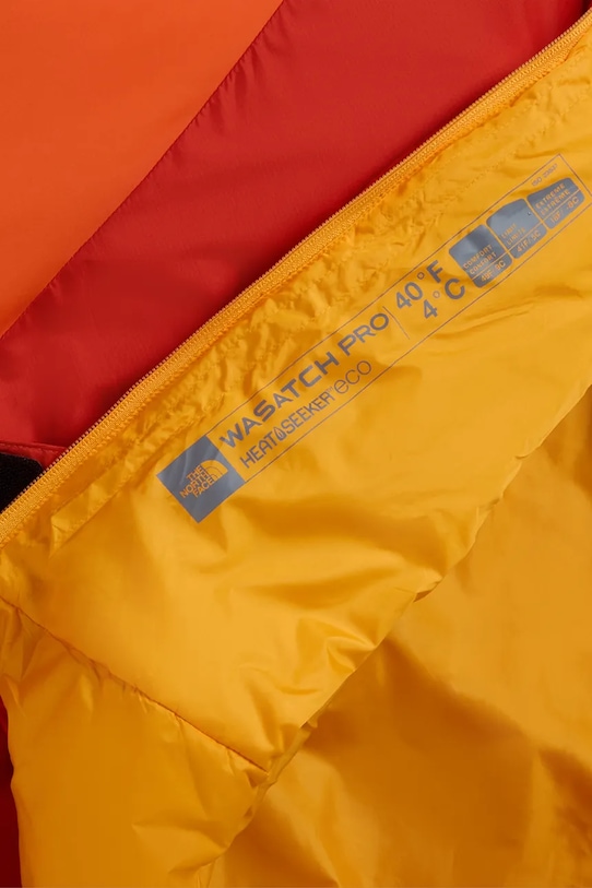 The North Face sacco a pelo Wasatch Pro 40 Regular arancione NF0A52EZAU41.