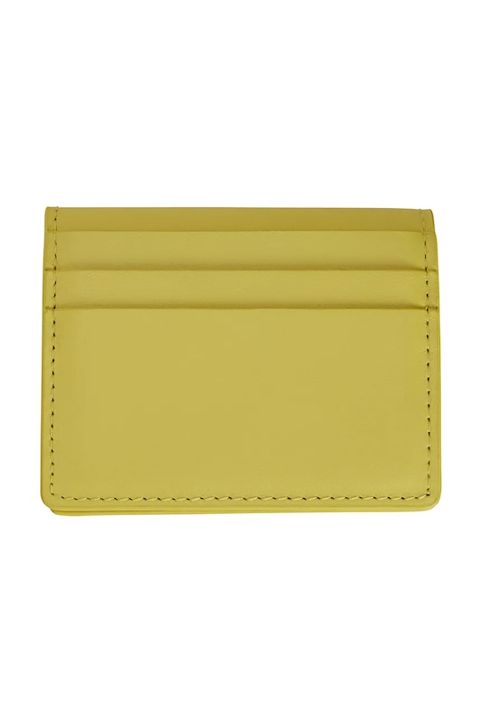 Y-3 leather wallet Card Holder JW0805 yellow SS25