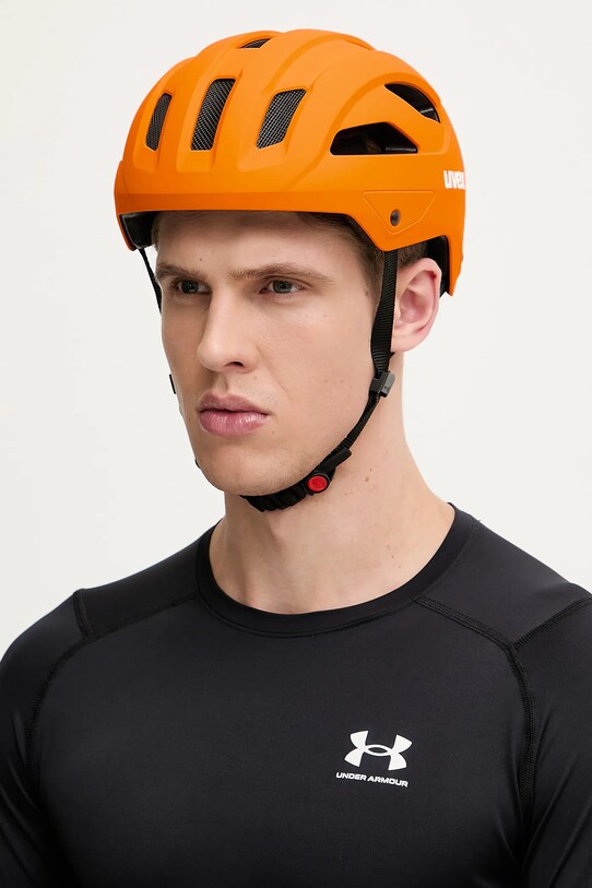 Uvex kask rowerowy Stride 41.0.714 pomarańczowy SS25