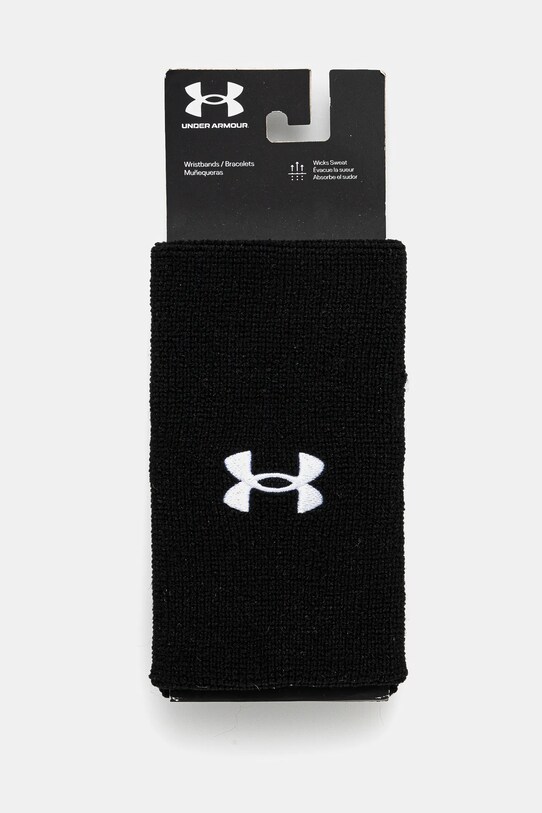 Under Armour opaski na nadgarstek 2-pack czarny 1218006001
