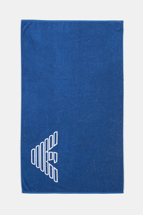 Emporio Armani Underwear ręcznik plażowy bawełniany fioletowy EX000019.AF12331