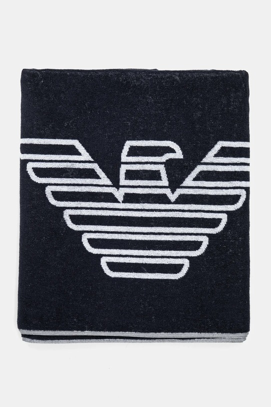 Emporio Armani Underwear telo mare in cotone EX000019.AF12331 blu navy SS25