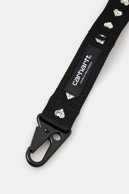 Vodítko Carhartt WIP Drewe Keychain I034614.2S0XX černá SS25