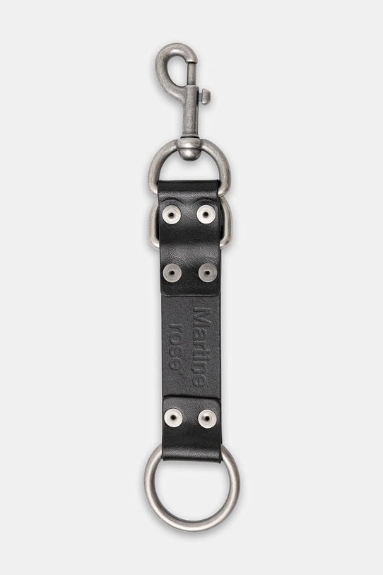 Martine Rose brelok skórzany Bondage Keychain 1166LP01030 czarny SS25