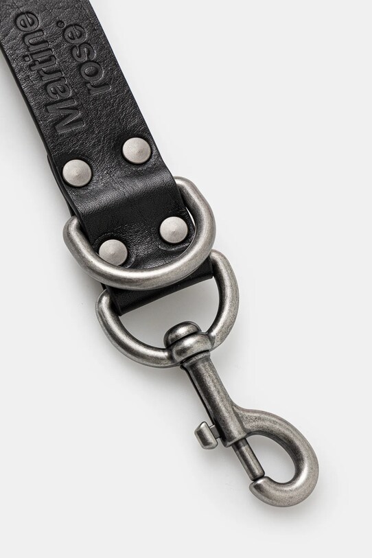 Кожаный брелок Martine Rose Bondage Keychain 1166LP10001 чёрный SS25