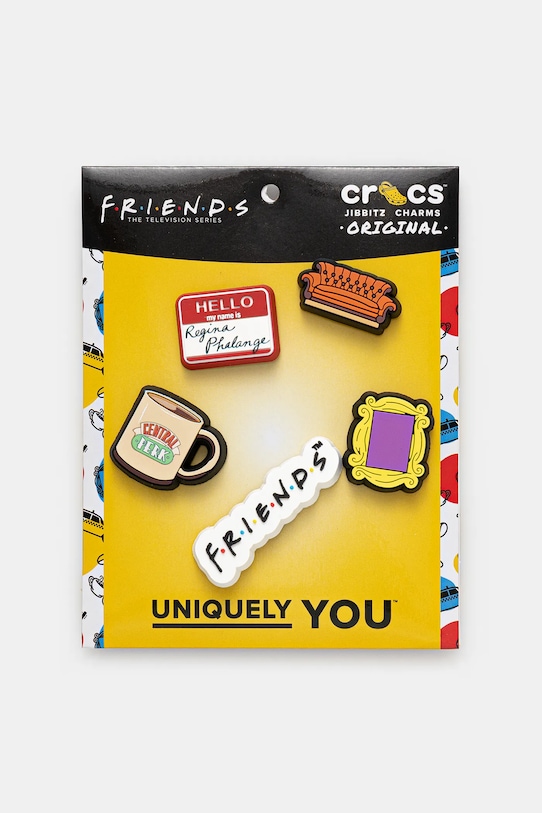 Crocs przypinki do obuwia Friends 5-pack biały 10012079