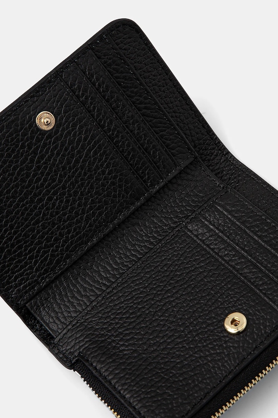 Coccinelle portfel skórzany TASSEL MU0.11.D1.01 czarny SS25