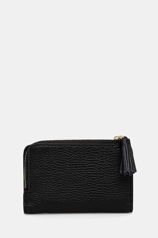 Akcesoria Coccinelle portfel skórzany TASSEL MU0.11.D1.01 czarny
