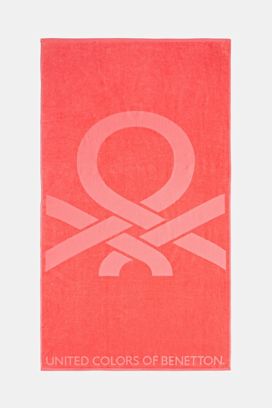 United Colors of Benetton ręcznik bawełniany pomarańczowy 6H832801A
