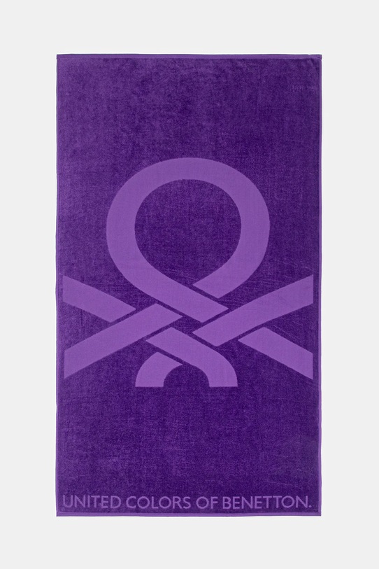 Bavlnený uterák United Colors of Benetton fialová 6H832801A