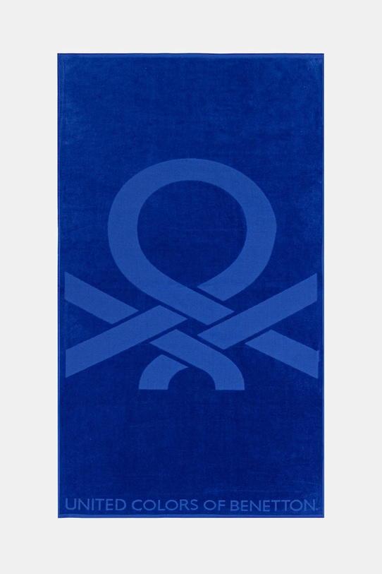 Βαμβακερή πετσέτα United Colors of Benetton μπλε 6H832801A