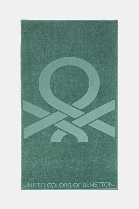 United Colors of Benetton pamut törölköző zöld 6H832801A