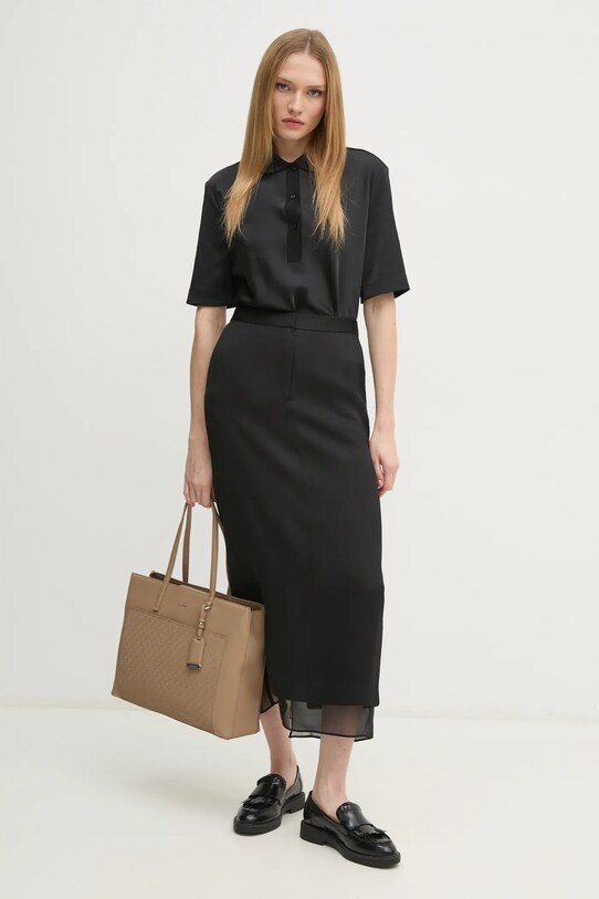 Поло Calvin Klein K20K207977 чёрный SS25