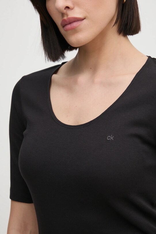 Tričko Calvin Klein K20K208050 čierna