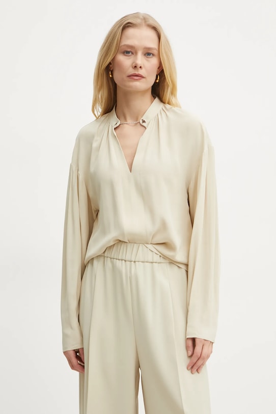 Halenka Patrizia Pepe hladký béžová 8C0776.A8I1