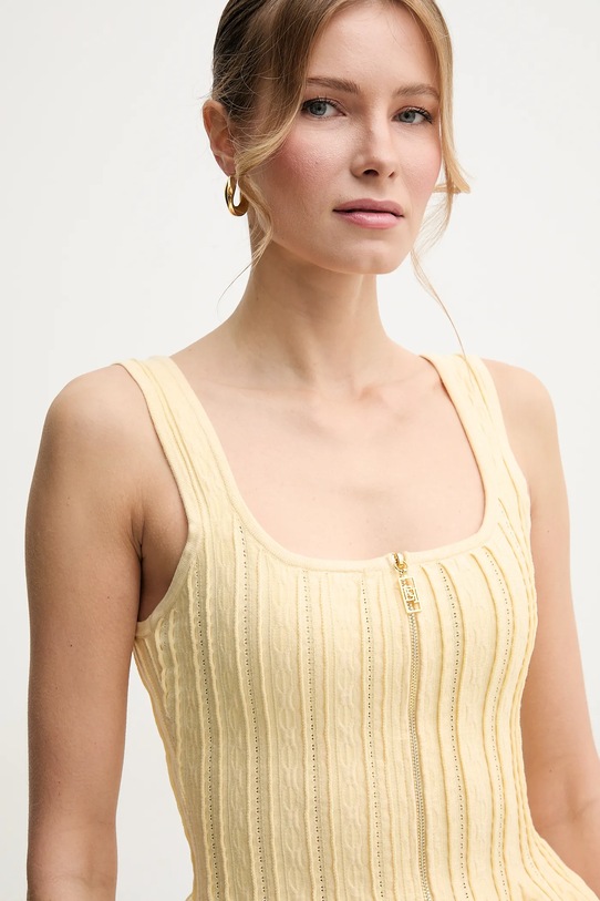 Elisabetta Franchi top galben MK49B51E2