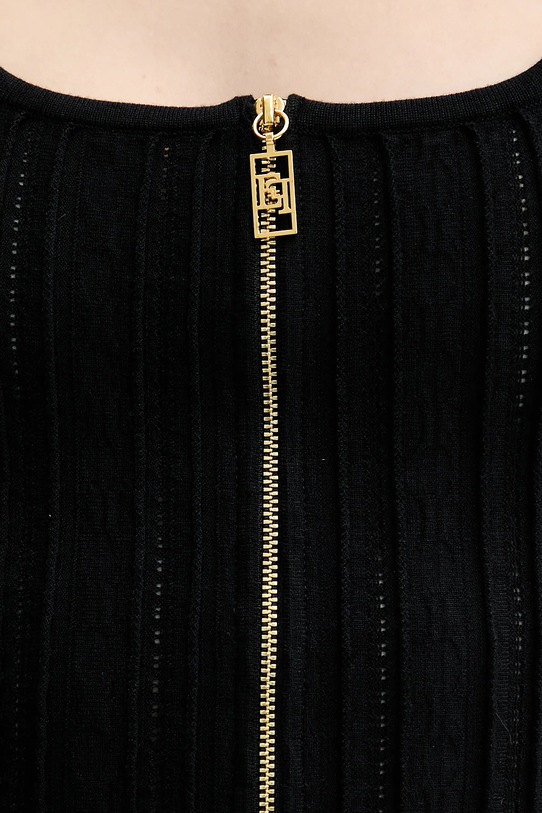 Top Elisabetta Franchi crna MK49B51E2