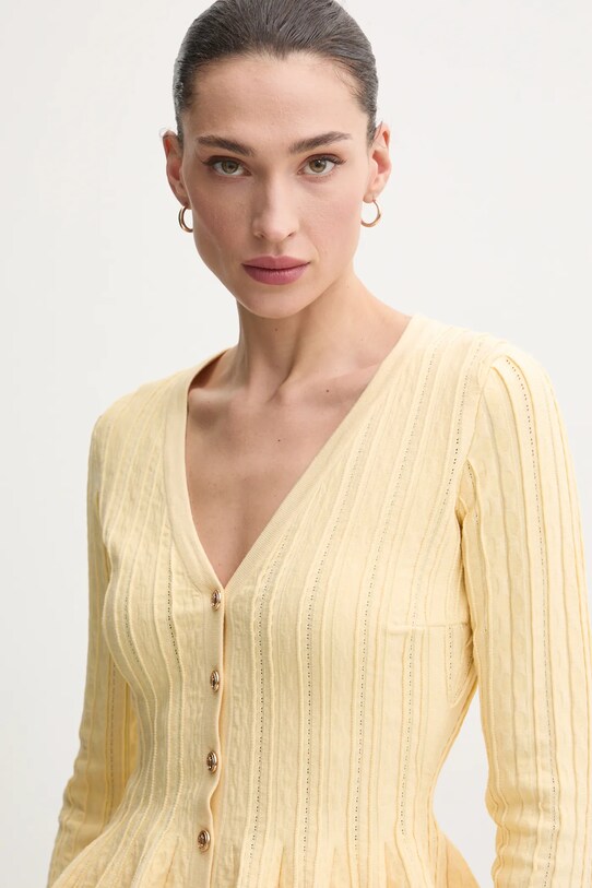 Elisabetta Franchi cardigan giallo MK50B51E2