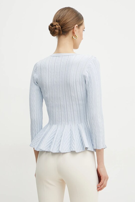 Îmbrăcăminte Elisabetta Franchi cardigan MK50B51E2 albastru