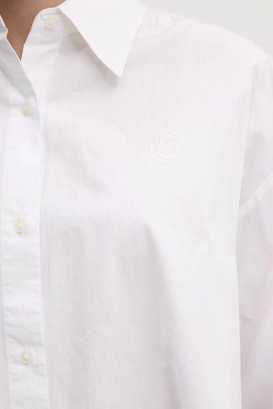 Hugo Blue camasa din bumbac 50533176 alb