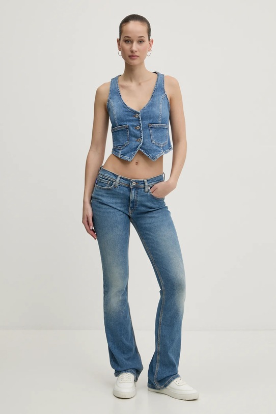 Hugo Blue gilet di jeans 50531700 blu SS25