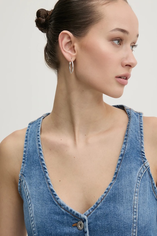 Hugo Blue gilet di jeans blu 50531700