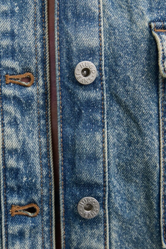 Hugo Blue camicia di jeans 50531715 blu