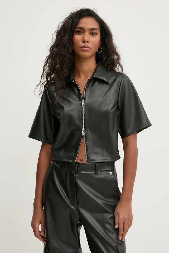 Košulja HUGO casual crna 50530026