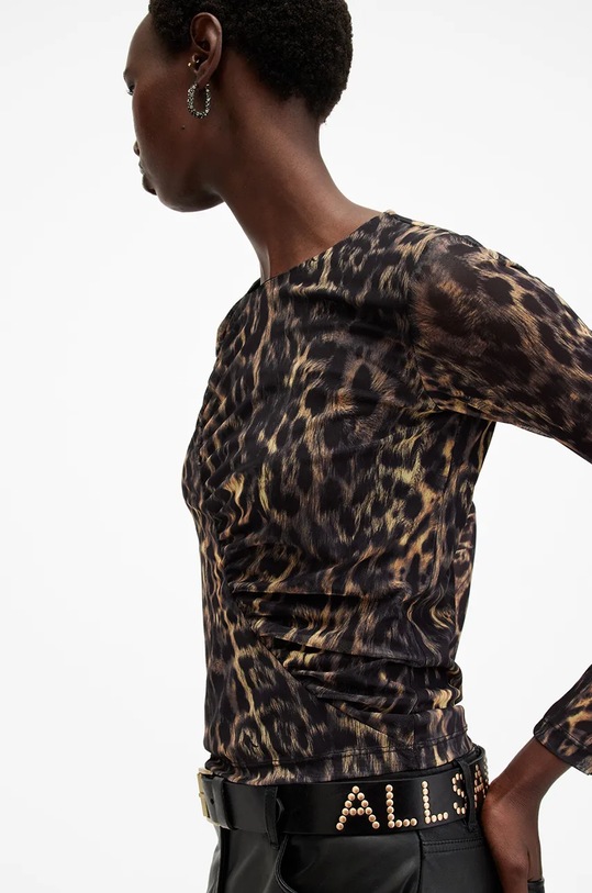 Blúzka AllSaints EDANA W161JB čierna SS25