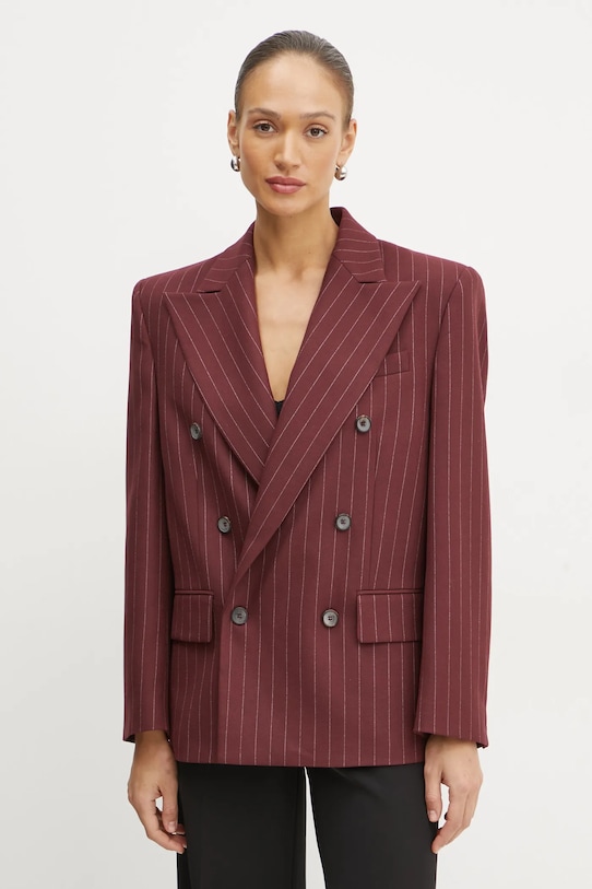 La Mania marynarka MALLORY tkanina bordowy MALLORY