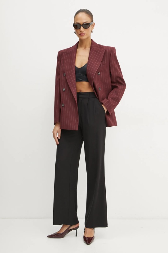 La Mania marynarka MALLORY MALLORY bordowy SS25