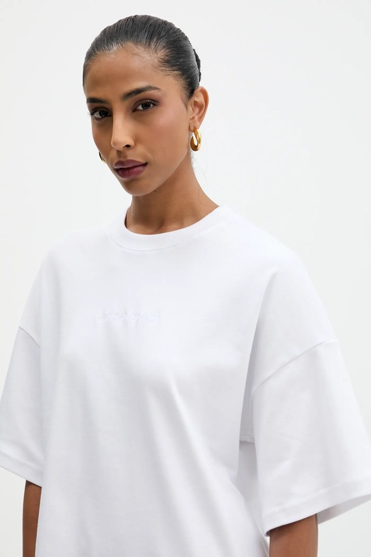 La Mania t-shirt bawełniany NAN biały NAN