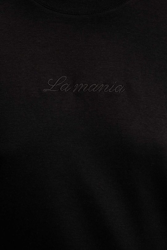La Mania t-shirt bawełniany NAN NAN czarny