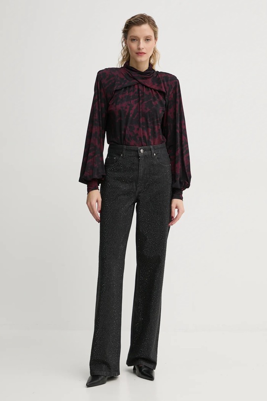 Gestuz bluzka 10909578 bordowy SS25