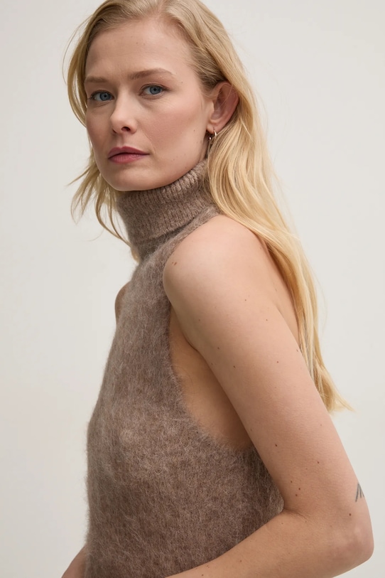 Volnen telovnik Gestuz bež 10909587