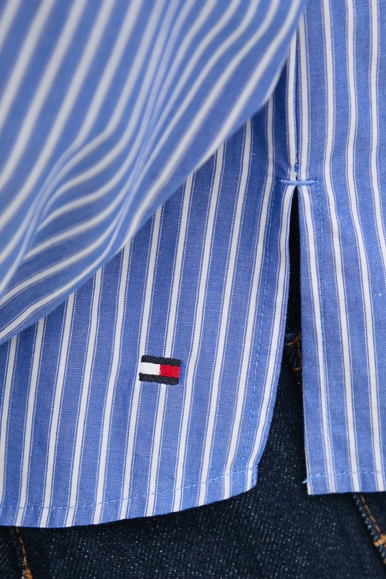 Tommy Hilfiger bluzka bawełniana WW0WW44059 niebieski