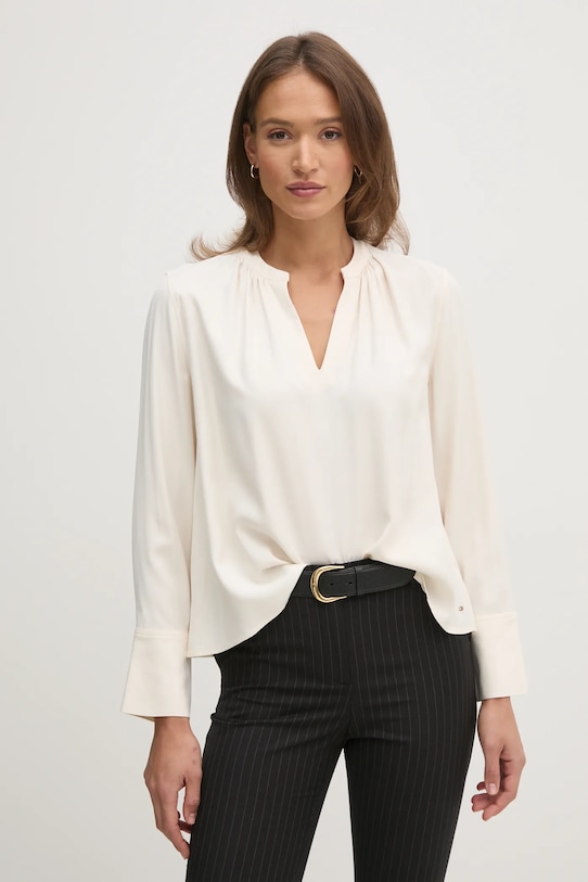 Tommy Hilfiger bluzka casual beżowy WW0WW44049