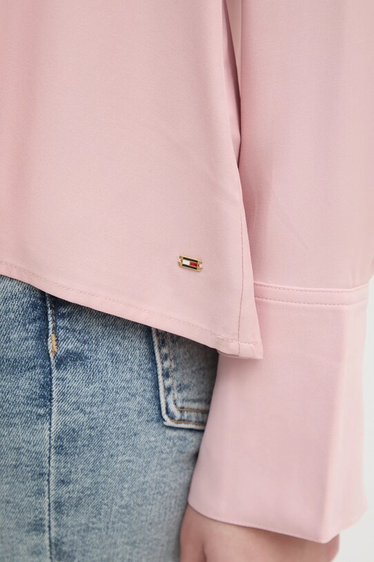 Блузка Tommy Hilfiger WW0WW44049 рожевий