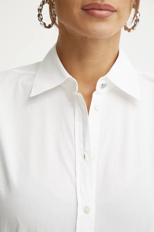 Bombažna srajca Boss Orange 50538846 bela