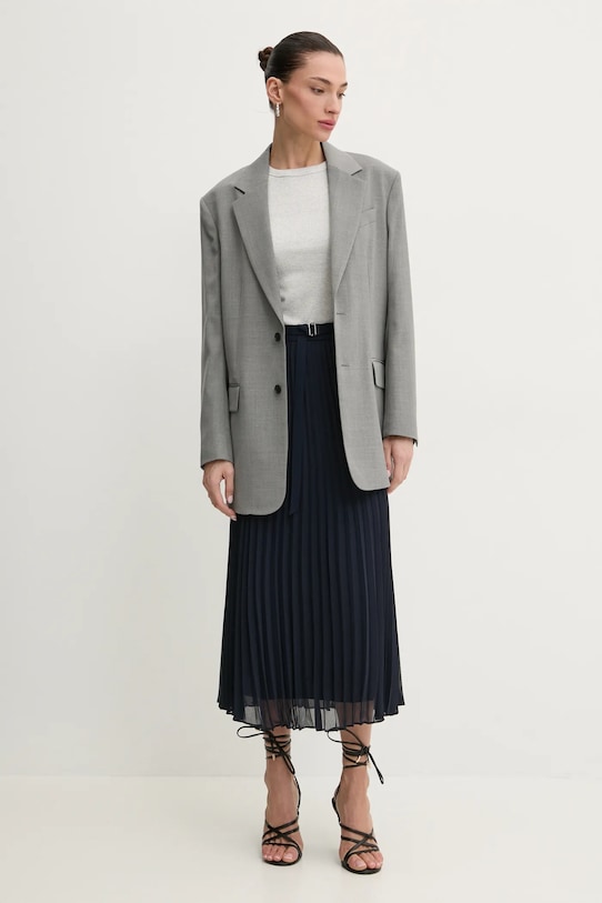 BOSS Orange top 50535744 szary SS25