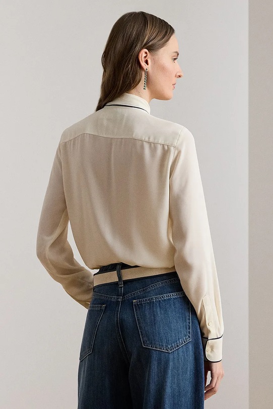 Lauren Ralph Lauren koszula 200957396 beżowy SS26