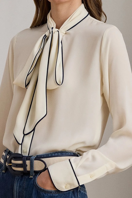 Lauren Ralph Lauren koszula beżowy 200957396