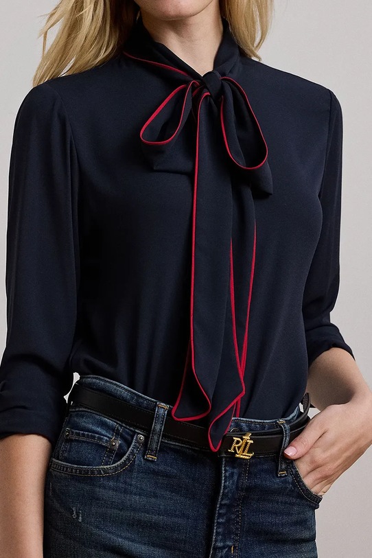 Lauren Ralph Lauren camasa bleumarin 200957396