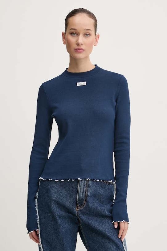 Rotate longsleeve z elastanem granatowy 1133821725