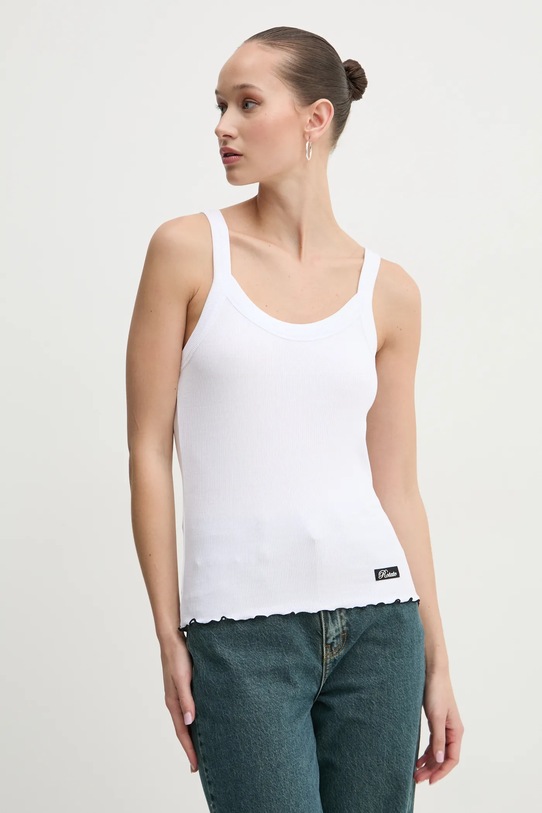 Бавовняний топ Rotate гладкий білий 113652400