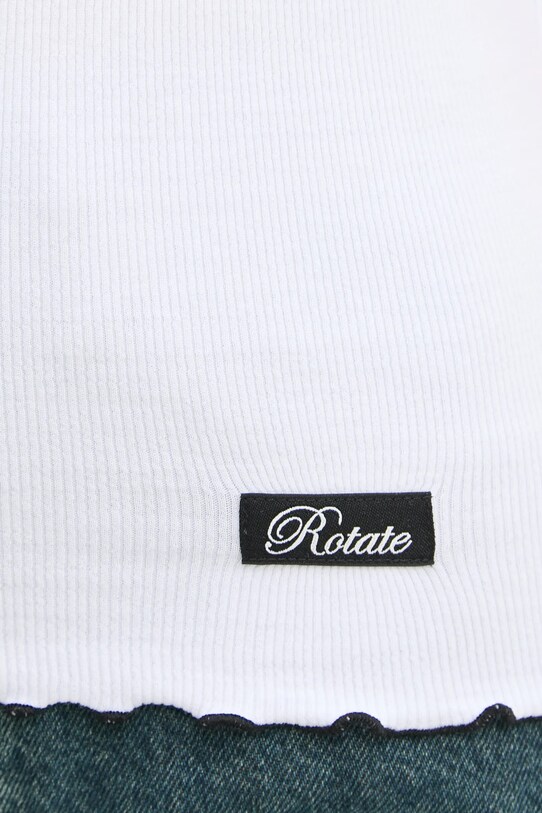 Бавовняний топ Rotate 113652400 білий