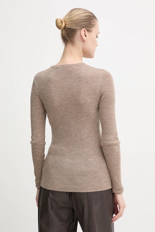 Îmbrăcăminte Day Birger et Mikkelsen longsleeve din lână Mariana DAY65243602 bej