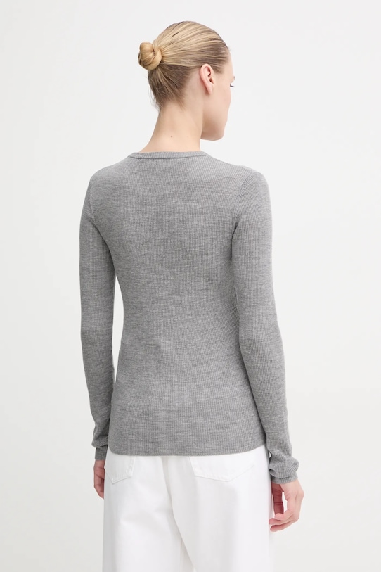 Îmbrăcăminte Day Birger et Mikkelsen longsleeve din lână Mariana DAY65243602 gri